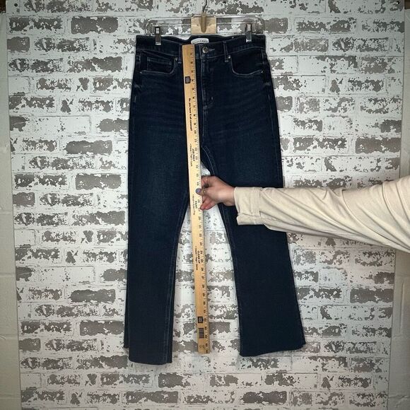 Loft | women dark wash high waist flare cropped - Picture 5 of 9